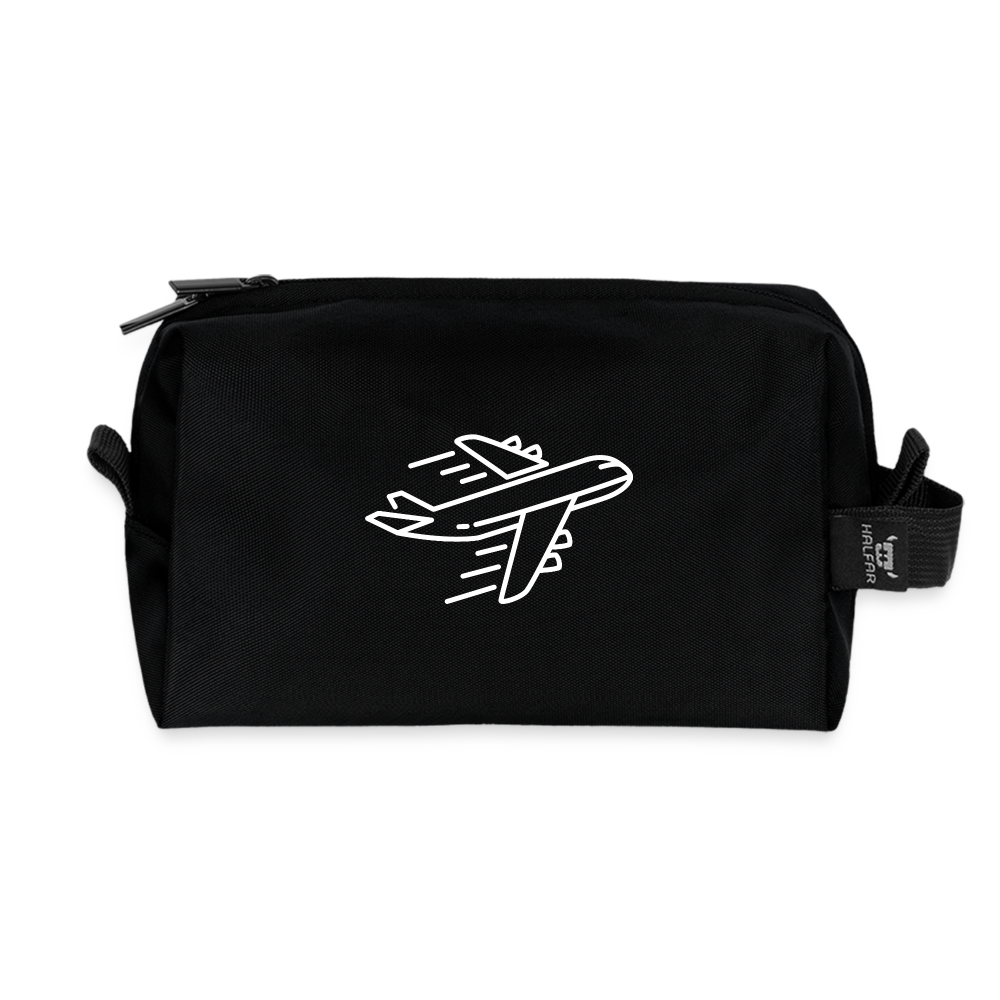 Recycled Zip Bag for Frequent Flyers - black