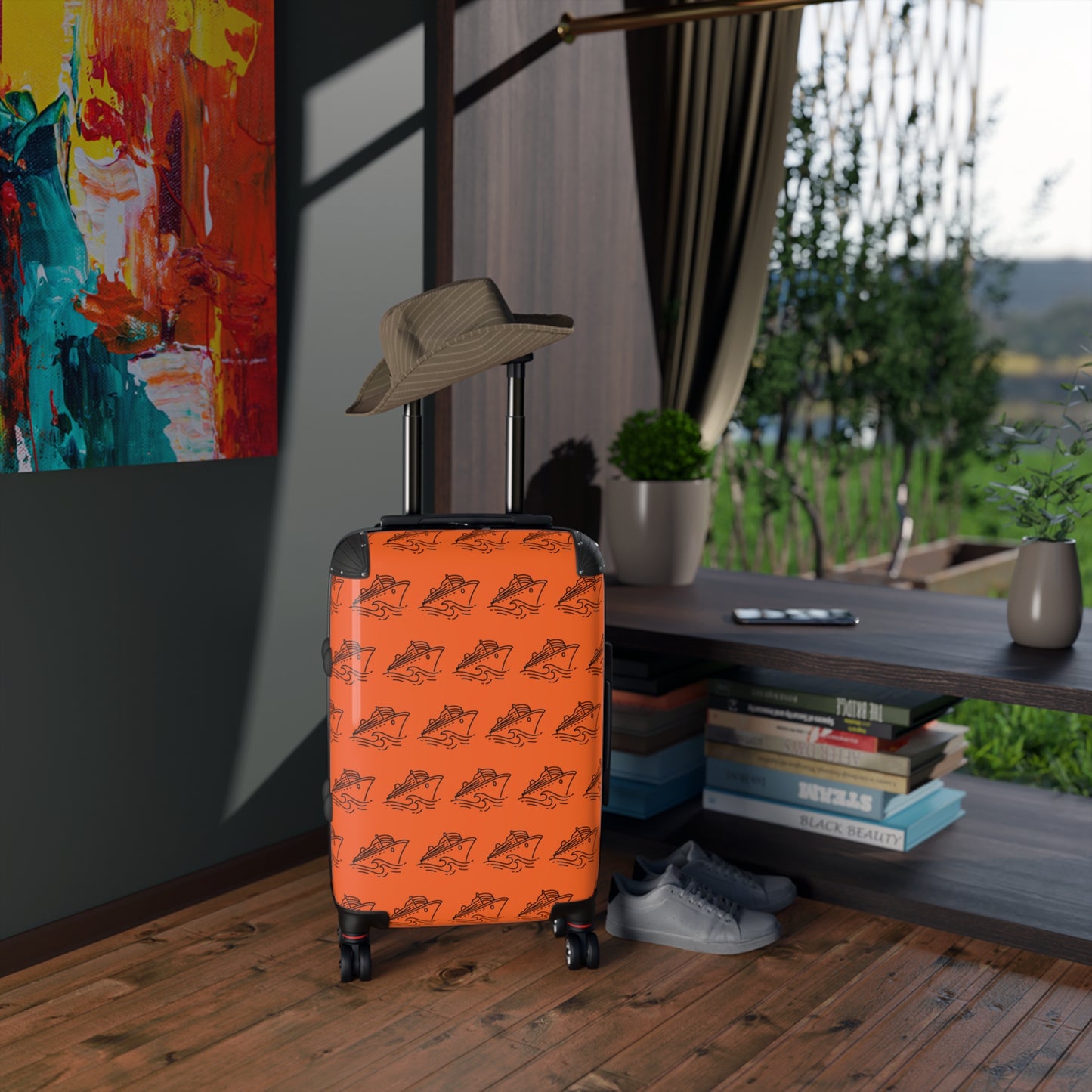 Suitcase in Orange