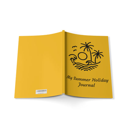 My Summer Holiday Journal - Softcover Notebook, A5