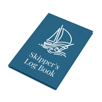 Skipper's Log Book for Sailors - Hard Backed Journal