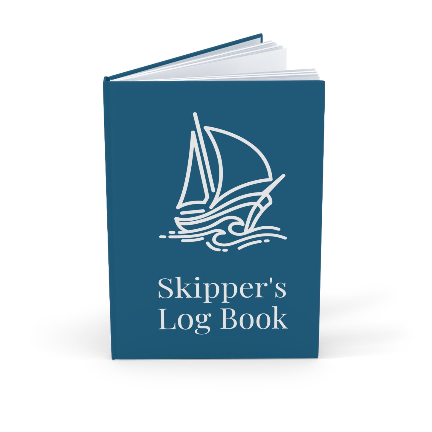 Skipper's Log Book for Sailors - Hard Backed Journal