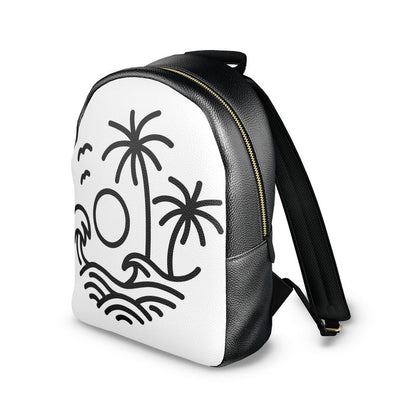 Colville Leather Backpack Beach Edition