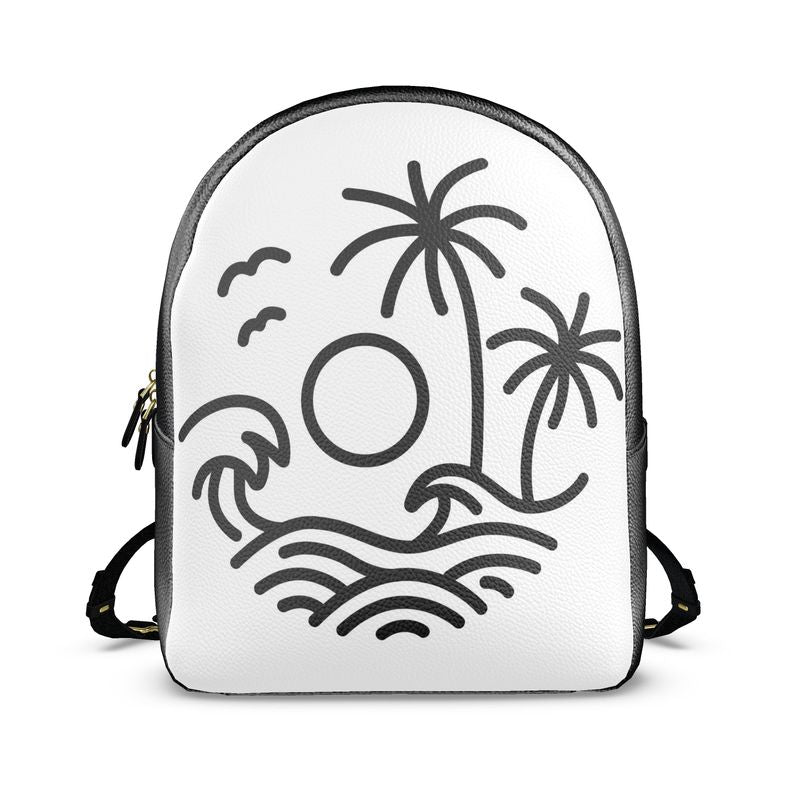 Colville Leather Backpack Beach Edition