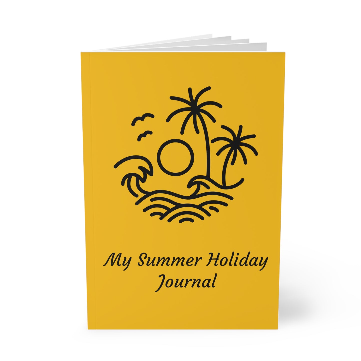 My Summer Holiday Journal - Softcover Notebook, A5