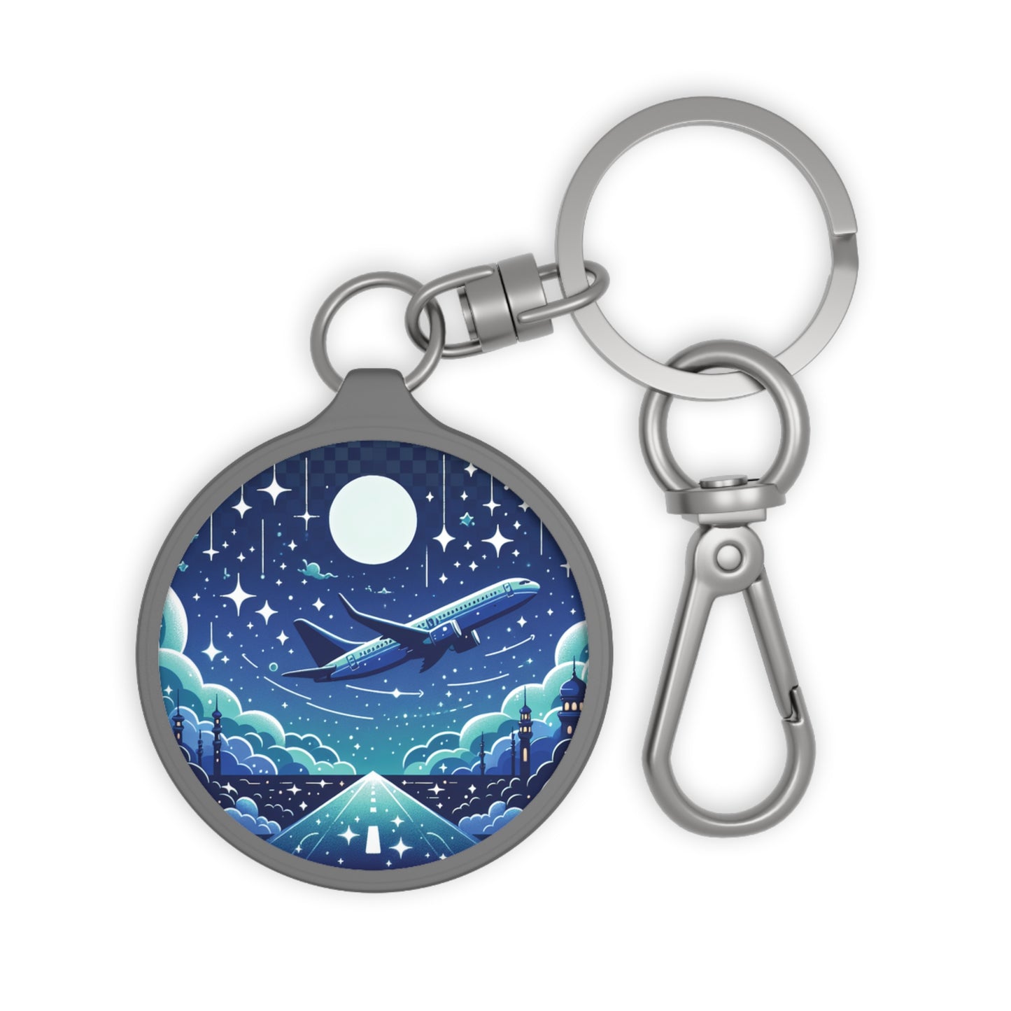 Keyring Tag - Frequent Flyer Key Ring