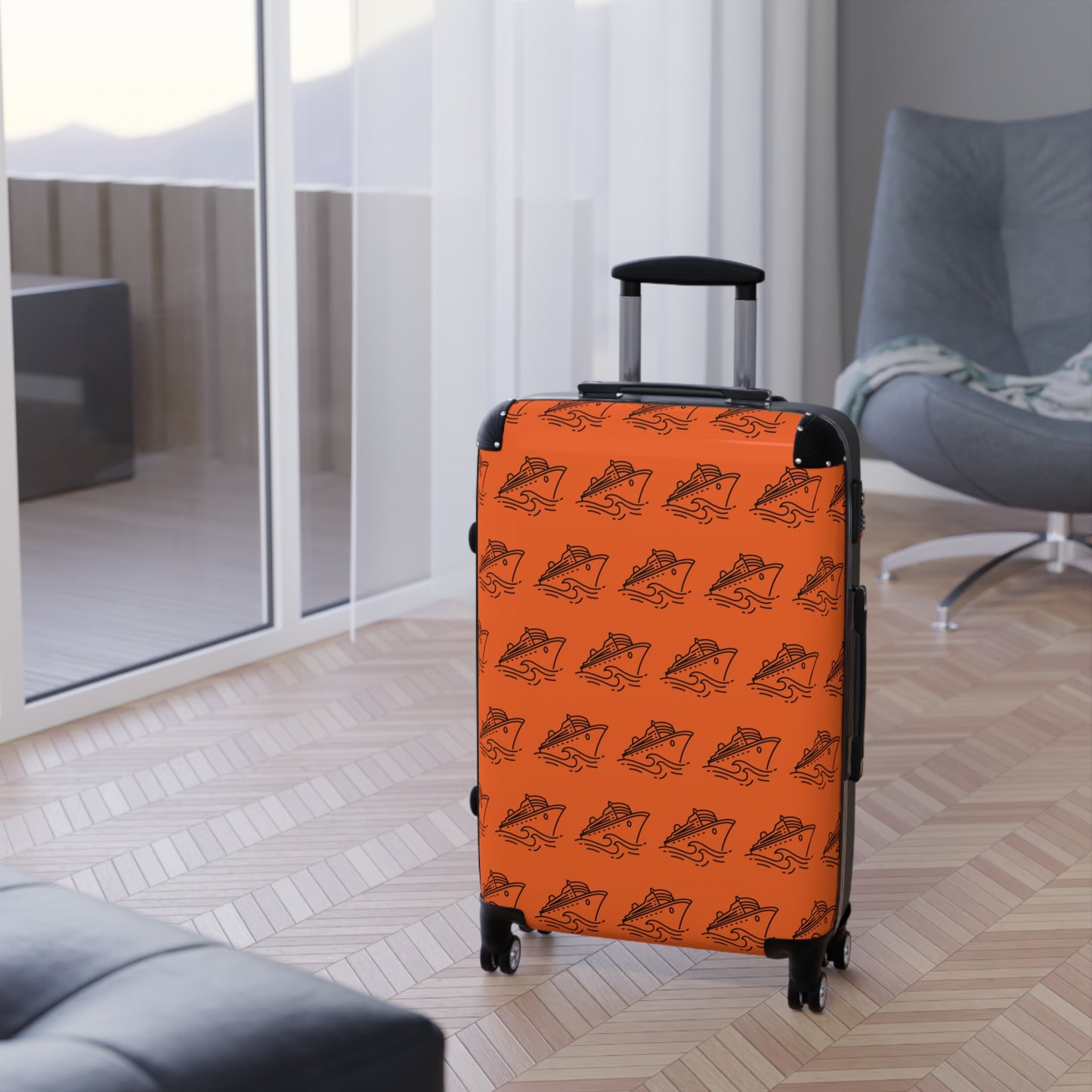 Suitcase in Orange