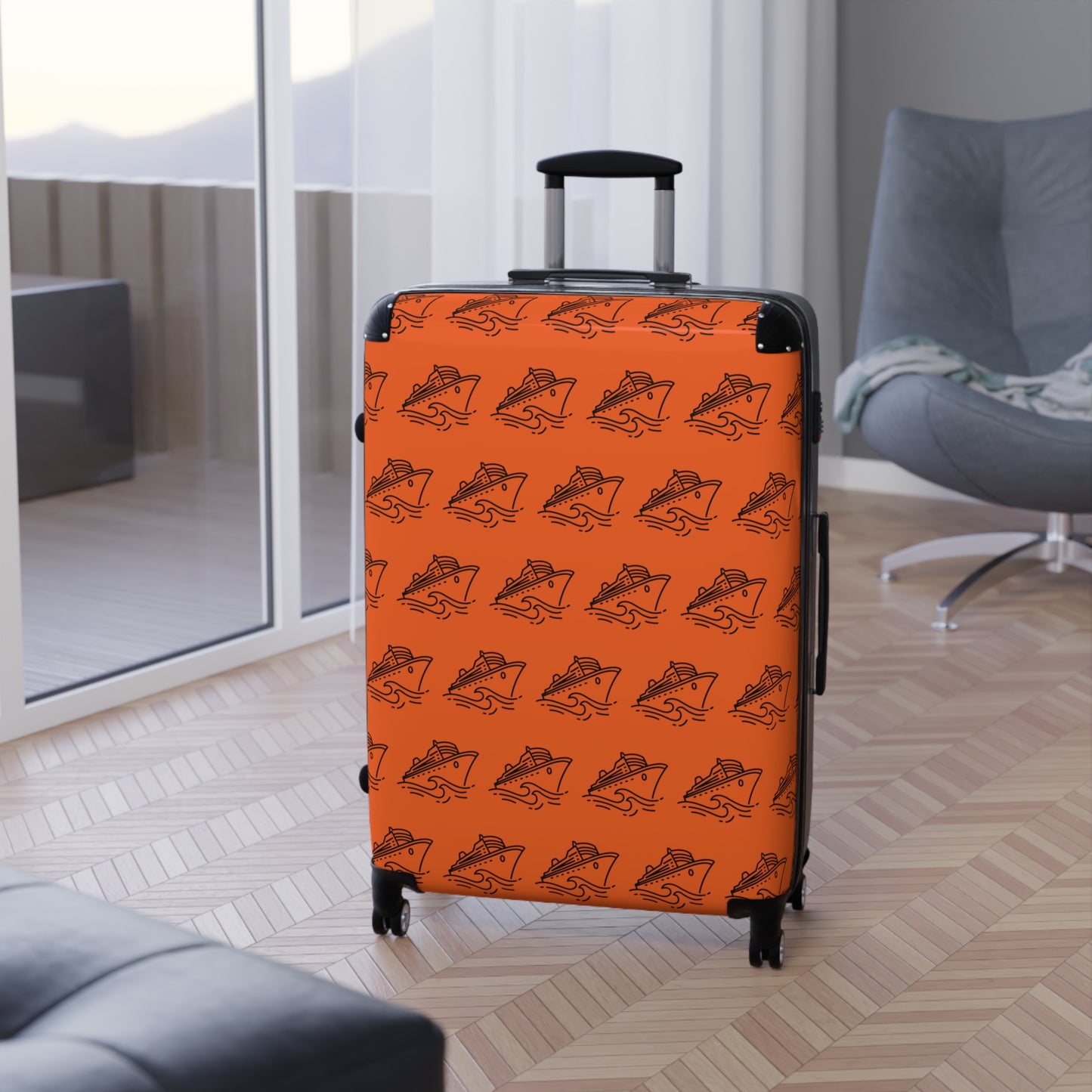 Suitcase in Orange