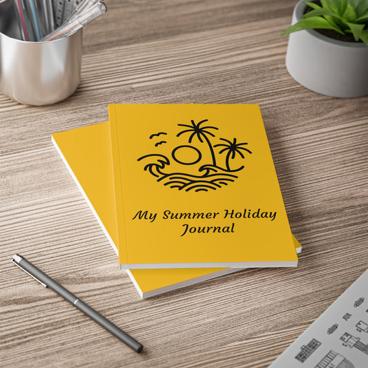 My Summer Holiday Journal - Softcover Notebook, A5